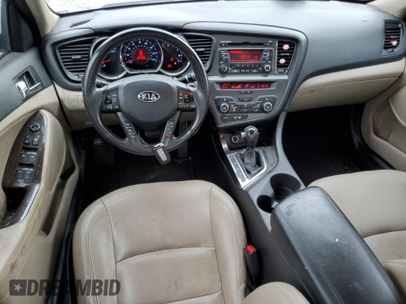 2013 Kia Optima EX with VIN 5XXGN4A75DG177246, listed as a Copart auction lot 51208435 with 198,957 mi miles and Salvage Title. Bid and sale history available at carsss.com. Image 8.