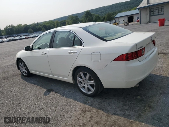 2005 Acura TSX with VIN JH4CL96975C035489, listed as a Copart auction lot 59174225 with 208,042 mi miles and Salvage title. Bid and sale history available at DreamBid. Image 2.