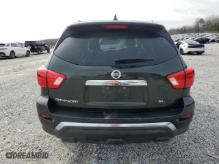 2020 Nissan Pathfinder SL with VIN 5N1DR2CN5LC591712, listed as a Copart auction lot 45748505 with 197,712 mi miles and Salvage Title. Bid and sale history available at carsss.com. Image 6.