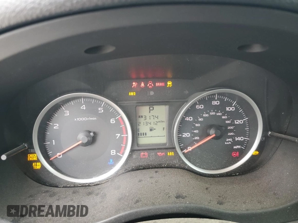 2015 Subaru Forester 2.5i with VIN JF2SJABC2FH470349, listed as a Copart auction lot 56432215 with 213,412 mi miles and Salvage title. Bid and sale history available at DreamBid. Image 9.