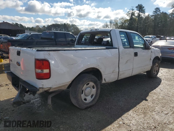 2006 Ford F-150 XL with VIN 1FTPX12V36KD14067, listed as a Copart auction lot 87947545 with 216,700 mi miles and Salvage Title. Bid and sale history available at carsss.com. Image 3.