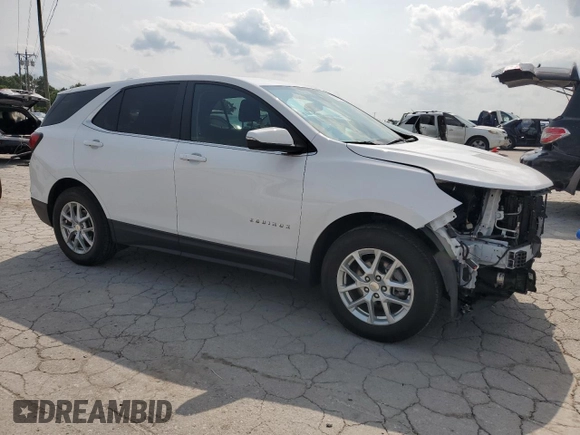 2022 Chevrolet Equinox LT z VIN 3GNAXUEV8NL253838, wystawiony jako Copart lot #60098635 z przebiegiem 50 400 mil mil oraz Szkoda całkowita • Salvage title. Historia ofert i sprzedaży dostępna na DreamBid. Obrazek 4.