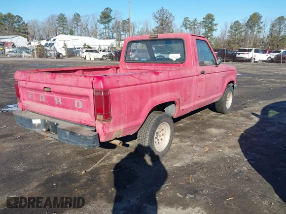 1991 Ford Ranger XLT z VIN 1FTCR10A7MUD73309, wystawiony jako IAAI lot #41342704 z przebiegiem 64 946 mil mil oraz . Historia ofert i sprzedaży dostępna na DreamBid. Obrazek 4.