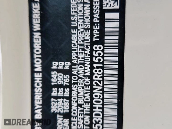 2022 MINI Hardtop Cooper S z VIN WMW53DH09N2R81558, wystawiony jako Copart lot #59386755 z przebiegiem 38 576 mil mil oraz Szkoda całkowita • Salvage title. Historia ofert i sprzedaży dostępna na DreamBid. Obrazek 13.