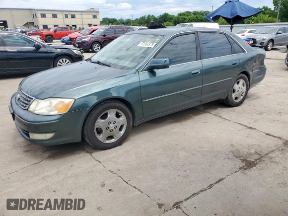 2003 Toyota Avalon XL z VIN 4T1BF28BX3U310285, wystawiony jako Copart lot #57664375 z przebiegiem 179 727 mil mil oraz Szkoda całkowita • Salvage title. Historia ofert i sprzedaży dostępna na DreamBid. Obrazek 1.