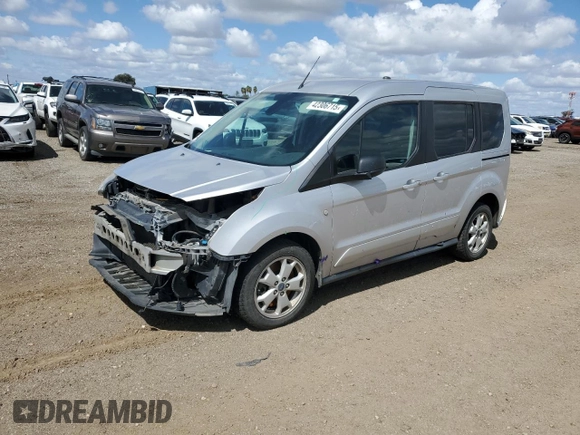 2016 Ford Transit Connect XLT with VIN NM0AE8F77G1230404, listed as a Copart auction lot 42306715 with 149,249 mi miles and Salvage title. Bid and sale history available at DreamBid. Image 1.
