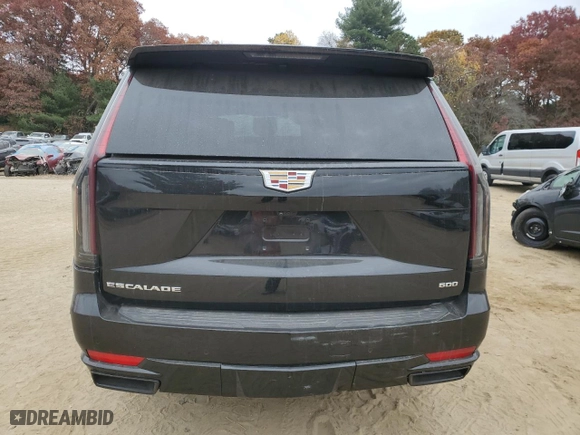 2023 Cadillac Escalade 4WD Sport with VIN 1GYS4EKL0PR390745, listed as a Copart auction lot 77533504 with 0 mi miles and Salvage Title. Bid and sale history available at carsss.com. Image 6.