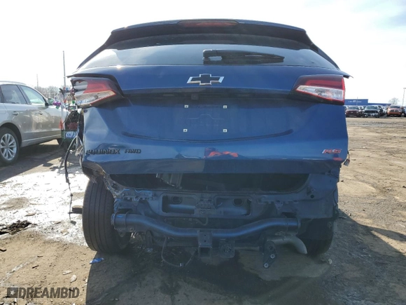 2022 Chevrolet Equinox RS with VIN 3GNAXWEV6NS115278, listed as a Copart auction lot 46452915 with 32,352 mi miles and Non Repairable. Bid and sale history available at carsss.com. Image 6.