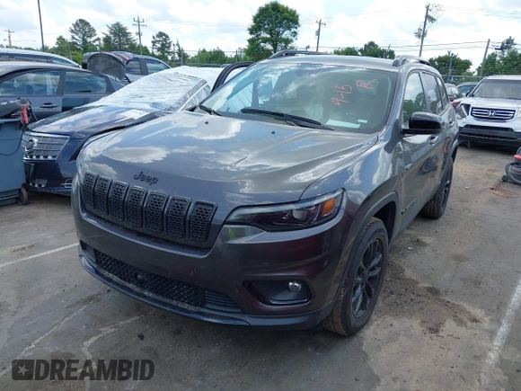 2023 Jeep Cherokee Altitude Lux with VIN 1C4PJMMB0PD115067, listed as a IAAI auction lot 42173993 with 52,180 mi miles. Bid and sale history available at carsss.com. Image 19.