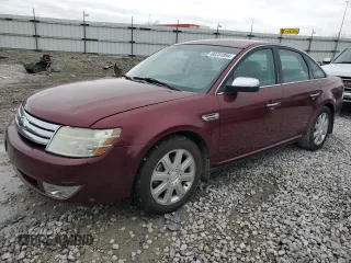 2008 Ford Taurus Limited with VIN 1FAHP25WX8G161956, listed as a Copart auction lot 80281894 with 189,675 mi miles and Salvage Title. Bid and sale history available at carsss.com. Image 1.