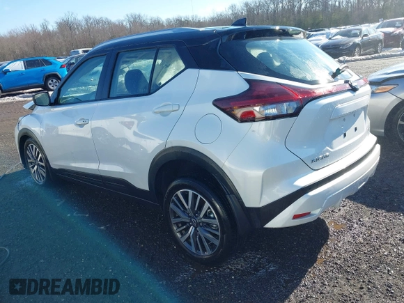 2024 Nissan Kicks SV with VIN 3N1CP5CV2RL519213, listed as a IAAI auction lot 41248810 with 12,868 mi miles. Bid and sale history available at carsss.com. Image 3.