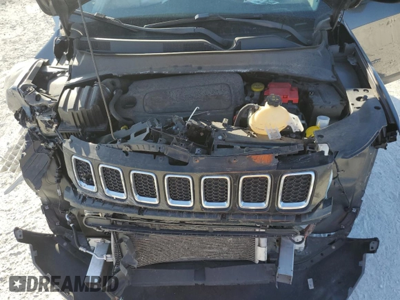 2020 Jeep Compass Latitude with VIN 3C4NJCBB4LT257074, listed as a Copart auction lot 46504265 with 81,623 mi miles and Non Repairable. Bid and sale history available at carsss.com. Image 12.