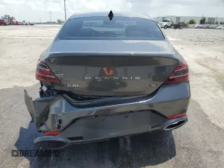 2022 Genesis G70 3.3T с VIN KMTG54TE3NU098344, выставлен на аукционе Copart как лот 60034105 с пробегом 39 487 миль миль и Списание • Salvage title. История ставок и продаж доступна на DreamBid. Изображение 6.