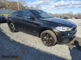2018 BMW X6 xDrive35i with VIN 5UXKU2C53J0X51027, listed as a Copart auction lot 49252625 with 134,993 mi miles and Clean Title. Bid and sale history available at carsss.com. Image 4.