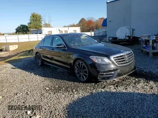 2019 Mercedes-Benz S 560 with VIN WDDUG8GB9KA423150, listed as a Copart auction lot 77655104 with 55,299 mi miles and Salvage Title. Bid and sale history available at DreamBid. Image 13.
