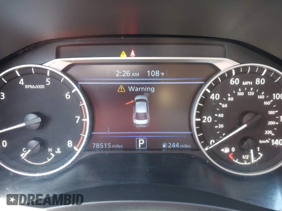 2021 Nissan Altima SV with VIN 1N4BL4DV2MN344456, listed as a IAAI auction lot 42320233 with 78,515 mi miles and . Bid and sale history available at DreamBid. Image 7.