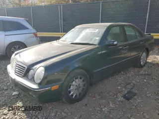 2001 Mercedes-Benz E-Class with VIN WDBJF65J91B272218, listed as a Copart auction lot 79245594 with 223,021 mi miles and Salvage Title. Bid and sale history available at carsss.com. Image 1.
