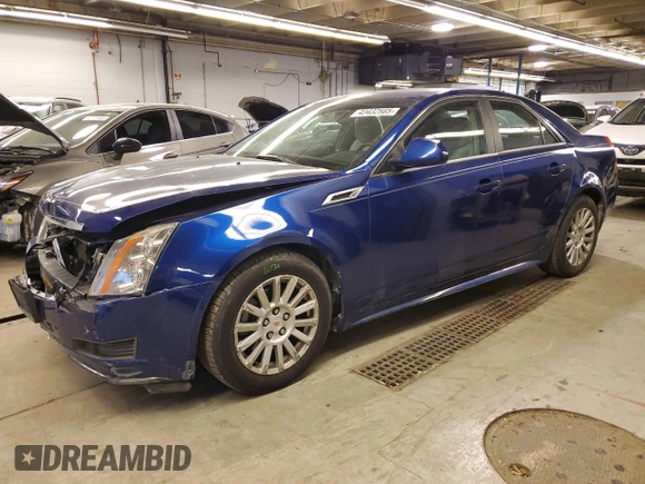 2013 Cadillac CTS Luxury with VIN 1G6DH5E50D0160352, listed as a Copart auction lot 43432565 with 107,237 mi miles and Salvage title. Bid and sale history available at DreamBid. Image 1.