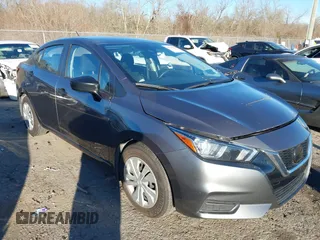 2021 Nissan Versa S with VIN 3N1CN8DV7ML908315, listed as a IAAI auction lot 41712507 with 68,837 mi miles. Bid and sale history available at carsss.com. Image 1.