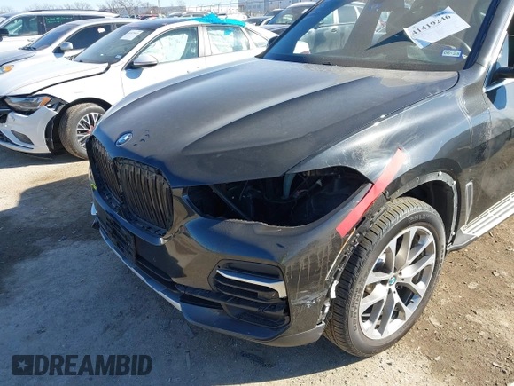 2023 BMW X5 sDrive40i with VIN 5UXCR4C04P9R23026, listed as a IAAI auction lot 41419246 with 40,412 mi miles. Bid and sale history available at carsss.com. Image 17.