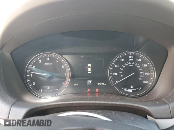 2015 Hyundai Genesis 3.8L with VIN KMHGN4JEXFU047955, listed as a Copart auction lot 48955005 with 91,274 mi miles and Salvage Title. Bid and sale history available at carsss.com. Image 9.