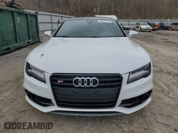 2015 Audi S7 with VIN WAUW2AFC0FN035996, listed as a Copart auction lot 48231375 with 92,921 mi miles and Salvage Title. Bid and sale history available at carsss.com. Image 5.