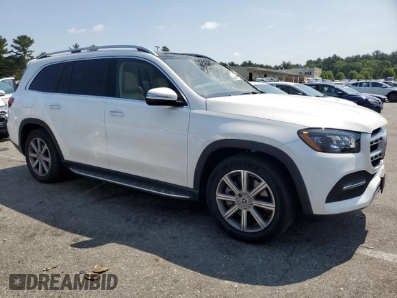 2021 Mercedes-Benz GLS 450 with VIN 4JGFF5KE5MA530216, listed as a Copart auction lot 58263894 with 30,972 mi miles and Salvage Title. Bid and sale history available at DreamBid. Image 4.
