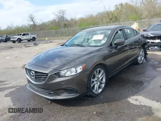 2017 Mazda Mazda6 Touring with VIN JM1GL1V52H1100784, listed as a IAAI auction lot 41818188 with 17,807 mi miles. Bid and sale history available at carsss.com. Image 2.