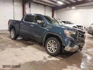 2021 GMC Sierra 1500 SLT with VIN 3GTU9DED2MG249766, listed as a IAAI auction lot 41474299 with 35,709 mi miles. Bid and sale history available at carsss.com. Image 1.