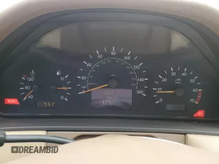 2001 Mercedes-Benz E-Class with VIN WDBJH65J01B292156, listed as a Copart auction lot 49556935 with 179,223 mi miles and Salvage Title. Bid and sale history available at carsss.com. Image 9.