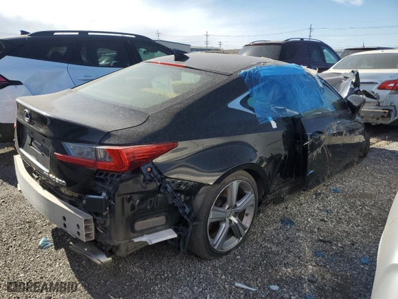 2015 Lexus RC 350 with VIN JTHSE5BC5F5005266, listed as a Copart auction lot 55027334 with 0 mi miles and Salvage Title. Bid and sale history available at carsss.com. Image 4.