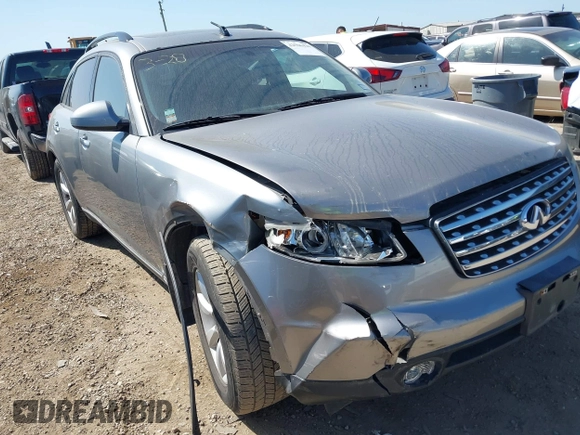 2005 Infiniti FX35 with VIN JNRAS08U55X109879, listed as a IAAI auction lot 42006420 with 150,760 mi miles. Bid and sale history available at carsss.com. Image 6.