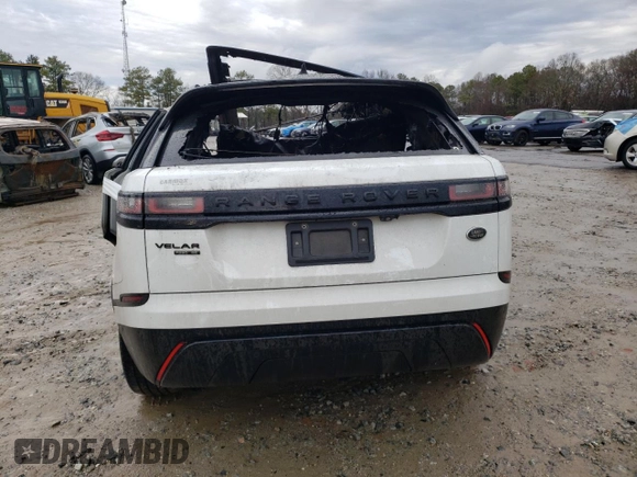 2019 Land Rover Range Rover Velar with VIN SALYL2EX7KA213674, listed as a Copart auction lot 43182815 with Not Provided miles and Non Repairable. Bid and sale history available at DreamBid. Image 6.