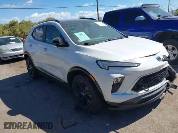 2024 Buick Encore GX Sport Touring with VIN KL4AMDSLXRB080801, listed as a IAAI auction lot 42034955 with 2,743 mi miles and . Bid and sale history available at DreamBid. Image 1.