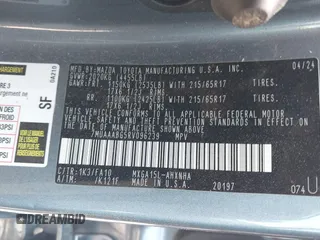 2024 Toyota Corolla Cross L with VIN 7MUAAABG5RV096239, listed as a IAAI auction lot 42105087 with 13,747 mi miles and . Bid and sale history available at DreamBid. Image 9.