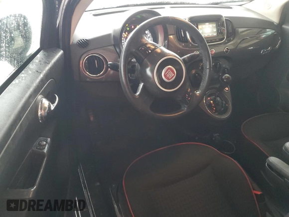 2017 FIAT 500 Pop z VIN 3C3CFFLR5HT530279, wystawiony jako Copart lot #59485155 z przebiegiem 121 630 mil mil oraz Szkoda całkowita • Salvage title. Historia ofert i sprzedaży dostępna na DreamBid. Obrazek 8.