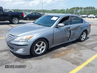 2013 Hyundai Genesis 3.8L with VIN KMHGC4DD1DU256345, listed as a IAAI auction lot 42187431 with 117,528 mi miles and . Bid and sale history available at DreamBid. Image 21.
