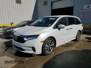 2023 Honda Odyssey Touring with VIN 5FNRL6H80PB024709, listed as a Copart auction lot 47594375 with Not Provided miles and Salvage Title. Bid and sale history available at DreamBid. Image 1.