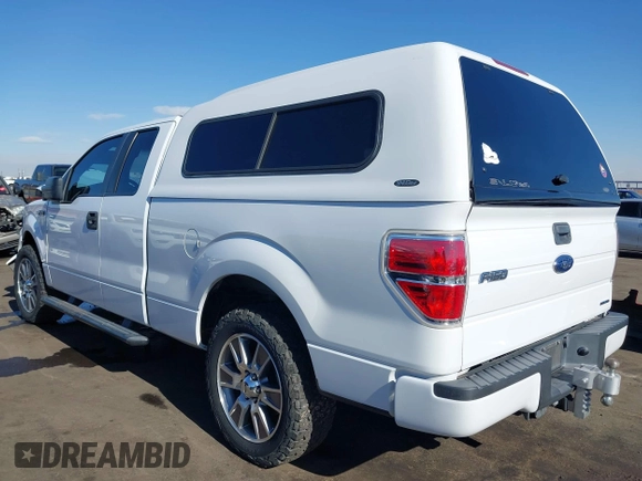 2014 Ford F-150 XL with VIN 1FTEX1CM5EKF92884, listed as a IAAI auction lot 41296929 with 1 mi miles. Bid and sale history available at carsss.com. Image 3.