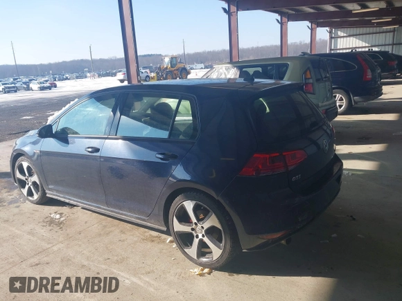 2016 Volkswagen Golf GTI SE with VIN 3VW5T7AU6GM036738, listed as a IAAI auction lot 41404994 with 176,048 mi miles. Bid and sale history available at carsss.com. Image 14.