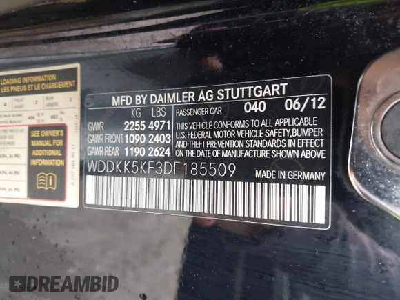 2013 Mercedes-Benz E 350 с VIN WDDKK5KF3DF185509, выставлен на аукционе IAAI как лот 42371512 с пробегом 152 462 миль миль и . История ставок и продаж доступна на DreamBid. Изображение 9.
