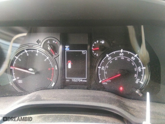 2020 Toyota 4Runner SR5 with VIN JTEBU5JR6L5782542, listed as a IAAI auction lot 41723461 with 102,704 mi miles. Bid and sale history available at carsss.com. Image 7.