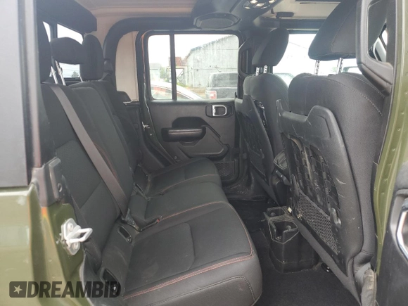 2021 Jeep Gladiator Rubicon with VIN 1C6JJTBM6ML580028, listed as a Copart auction lot 56526085 with 55,462 mi miles and Salvage title. Bid and sale history available at DreamBid. Image 10.