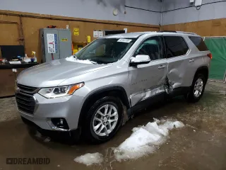 2018 Chevrolet Traverse LT Cloth with VIN 1GNEVGKW4JJ266769, listed as a Copart auction lot 45163185 with 111,281 mi miles and Clean Title. Bid and sale history available at carsss.com. Image 1.