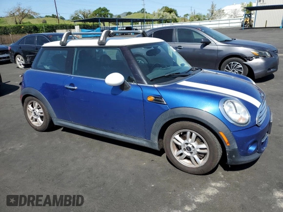2012 MINI Hardtop with VIN WMWSU3C53CT257126, listed as a Copart auction lot 52146465 with 146,485 mi miles and Salvage Title. Bid and sale history available at DreamBid. Image 4.