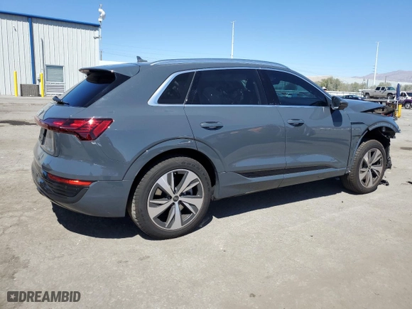 2024 Audi Q8 e-tron Premium Plus with VIN WA15AAGE0RB057434, listed as a Copart auction lot 68937884 with NaN miles and Salvage Title. Bid and sale history available at carsss.com. Image 3.