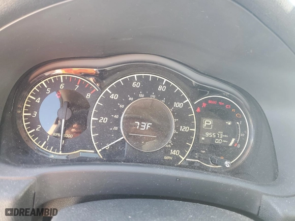 2017 Nissan Versa Note SV with VIN 3N1CE2CP7HL365005, listed as a Copart auction lot 47855145 with 95,573 mi miles and Salvage Title. Bid and sale history available at carsss.com. Image 9.