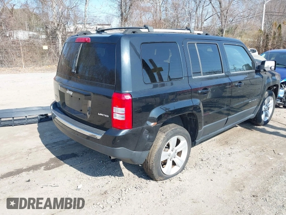 2012 Jeep Patriot Limited with VIN 1C4NJRCB4CD553624, listed as a IAAI auction lot 41729225 with Not Provided miles and . Bid and sale history available at carsss.com. Image 4.