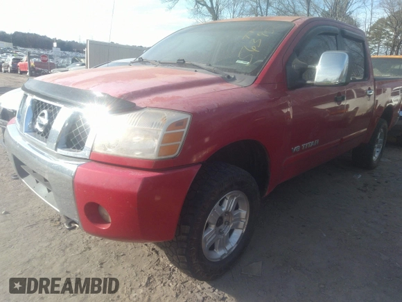2005 Nissan Titan SE with VIN 1N6BA07B85N563950, listed as a IAAI auction lot 41460268 with 254,065 mi miles and . Bid and sale history available at DreamBid. Image 6.