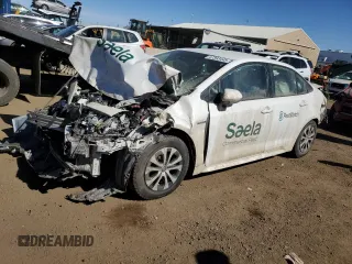 2020 Toyota Corolla Hybrid LE with VIN JTDEBRBE7LJ023190, listed as a Copart auction lot 47393445 with 0 mi miles and Salvage Title. Bid and sale history available at carsss.com. Image 1.